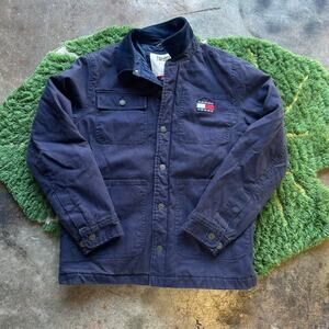 Navy blue tommy hilfiger chore jacket